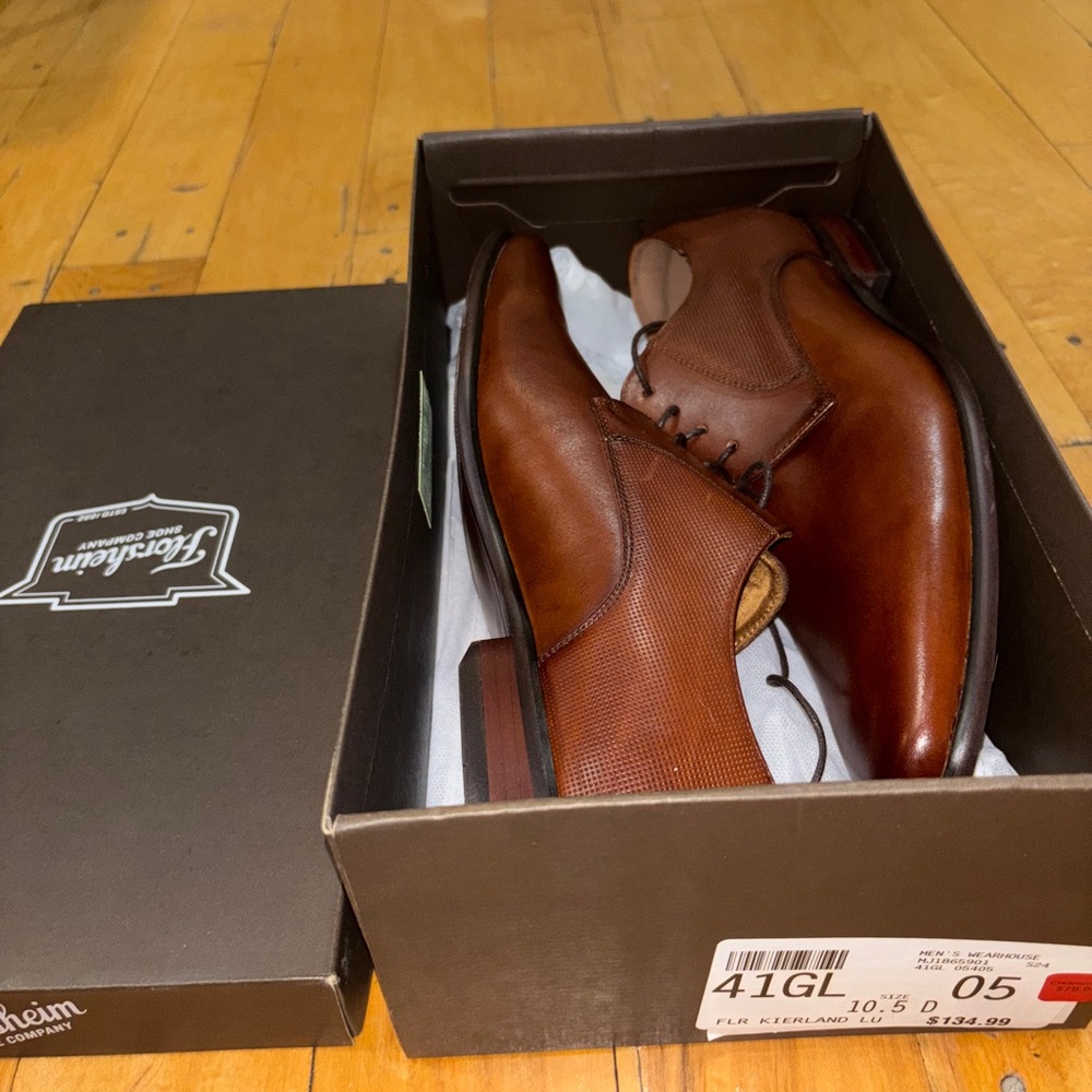 Florsheim Men’s Brown Leather Dress Shoes